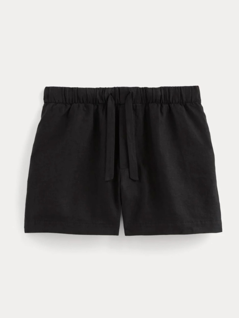 Everlane - The Drawstring Boxer Short in Linen, black, M, like new